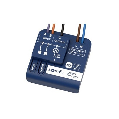 Somfy 1822649 - Ricevitore IZYMO IO ON/OFF