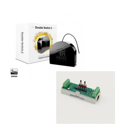 Fibaro FGS-223 - Fibaro module double switch Z-Wave Plus DIN-rail