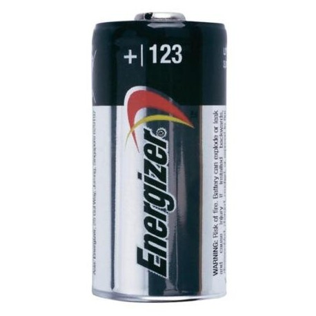 Duracell - Battery, lithium 3V CR123A