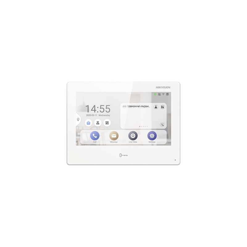 Hikvision DS-KH9310-WTE1 - Monitor IP per interni da 7 pollici Hikvision DS-KH9310-WTE1 - Monitor IP per interni da 7 pollici
