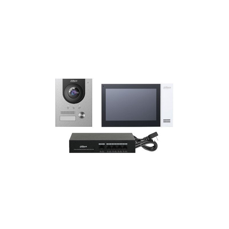 Dahua DHI-KTP01L(F) - Portier vidéo IP POE montage encastré Dahua DHI-KTP01L(F) - Portier vidéo IP POE montage encastré