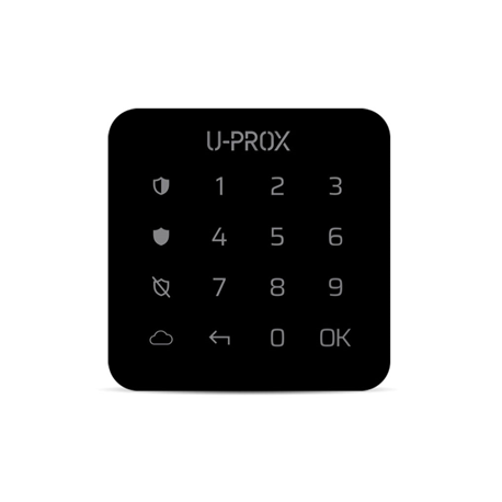 U-Prox KEYPAD - Black radio alarm keypad