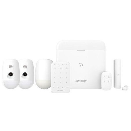 Hikvision AX Pro DS-PWA64 - Pack alarme sans fil WIFI IP GPRS 64 zones PIRCAM clavier