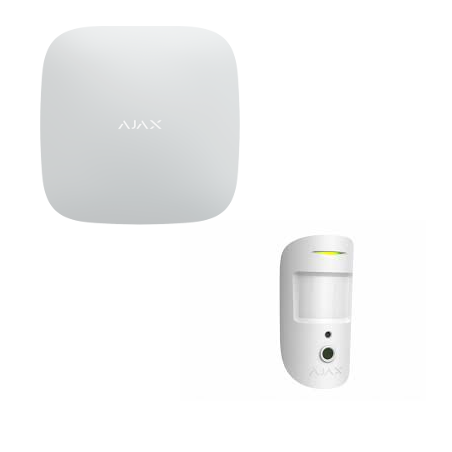 Ajax Hub 2 PLUS - Allarme Ajax kit rimosso dubbio Hub2 Plus MotionCam