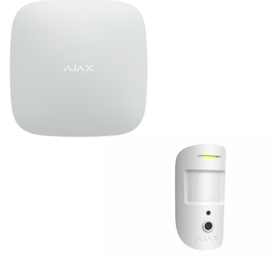 Centrale d'alarme HUB2PLUS sans fil - AJAX - Blanc