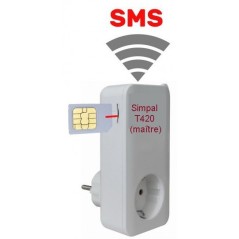 Simpal T420 - Prise  alerte température et coupure de courant 4G LTE par SMS