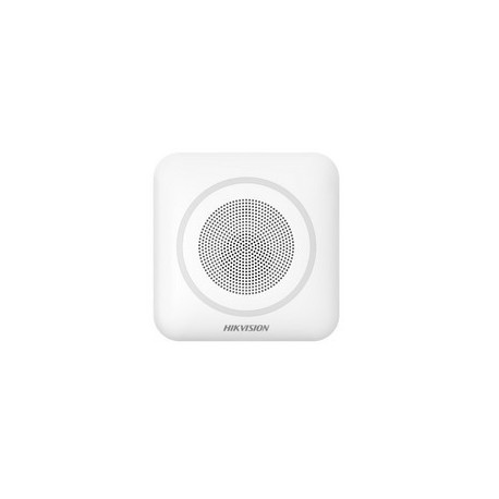 Hikvision DS-PS1-II-WE Rojo - Alarma de sirena Radio Interior 110 dB