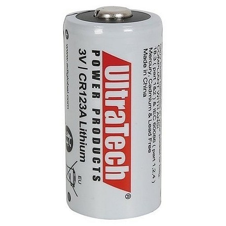 Ultratech - Batería de litio CR123A de 3V