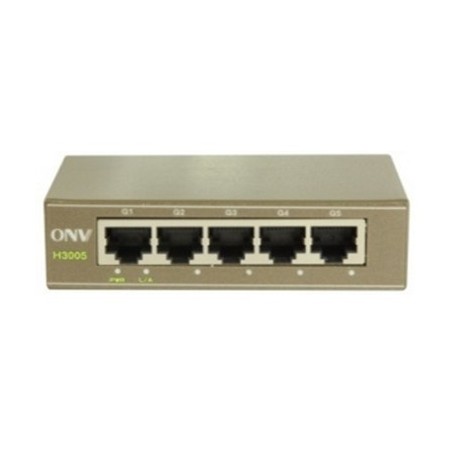 Hikvision DS-3E0505-E - Switch 5 porte 10/100/1000 Mbps