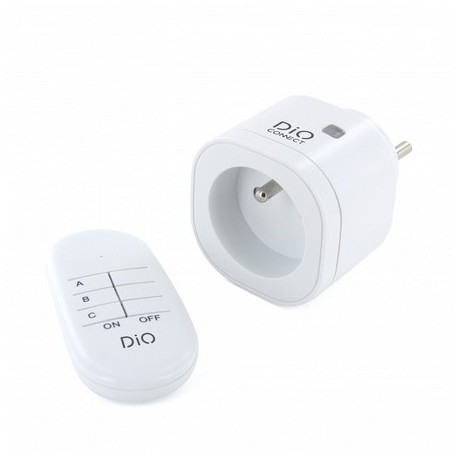DIO 54916 - Enchufe wifi conectado y control remoto de 433 MHz