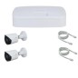 Dahua Pack videosorveglianza IP POE 2 Megapixel 2 telecamere