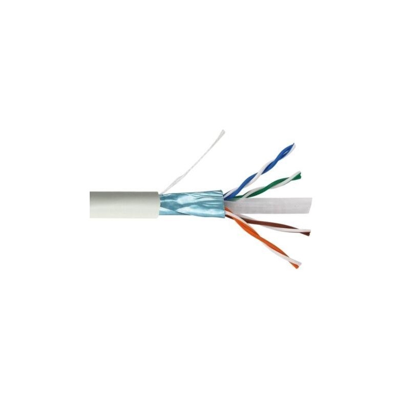 Cable FTP blindado de categoría 6 FTP CAT 6 - Bobina de 305 metros 4 * 2.1 / 0.5 CCE