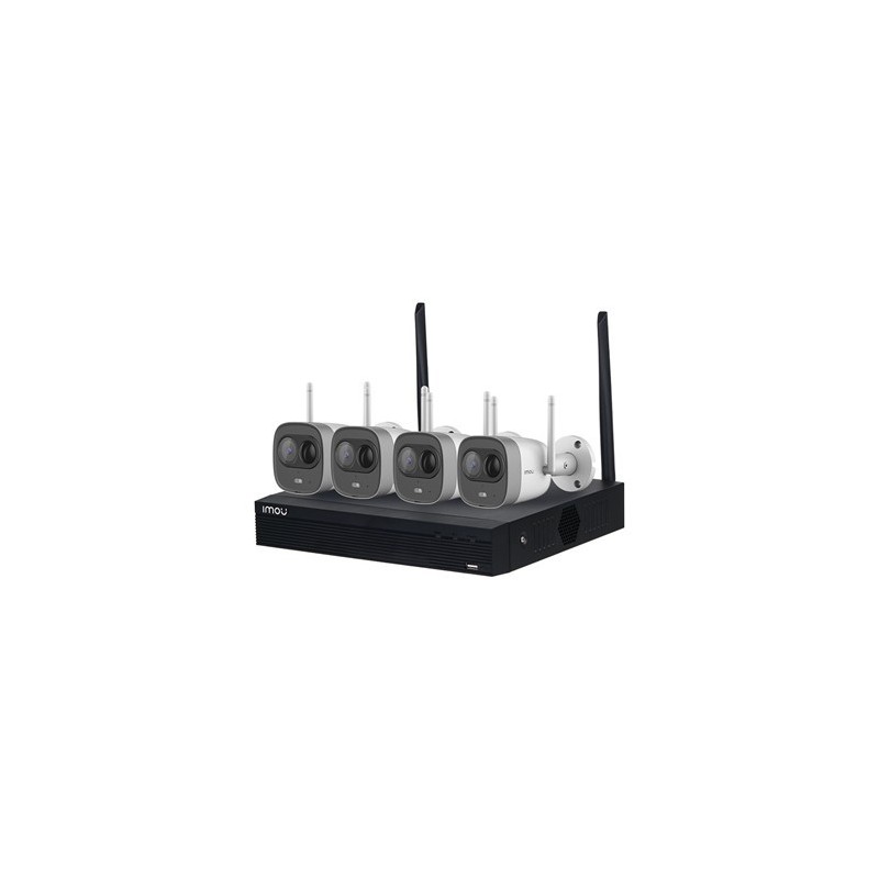 IMOU NVR1104HS-W-S2-CE-1T-KIT - Wifi CCTV Kit Video Recorder 4 Kanäle WIFI 4 Kameras 2 Megapixel