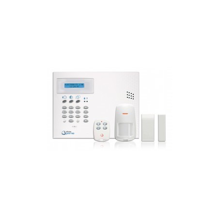 INFINITO KIT CENTRALE + TRANSM GSM + 1 RILEVARE + 1 CONTATTO + 1 TELECO