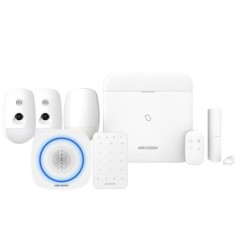 Hikvision DS-PWA96 - Pack Alarme Pro WIFI IP 3G/4G d détecteur caméra ColorVu sirène intérieure