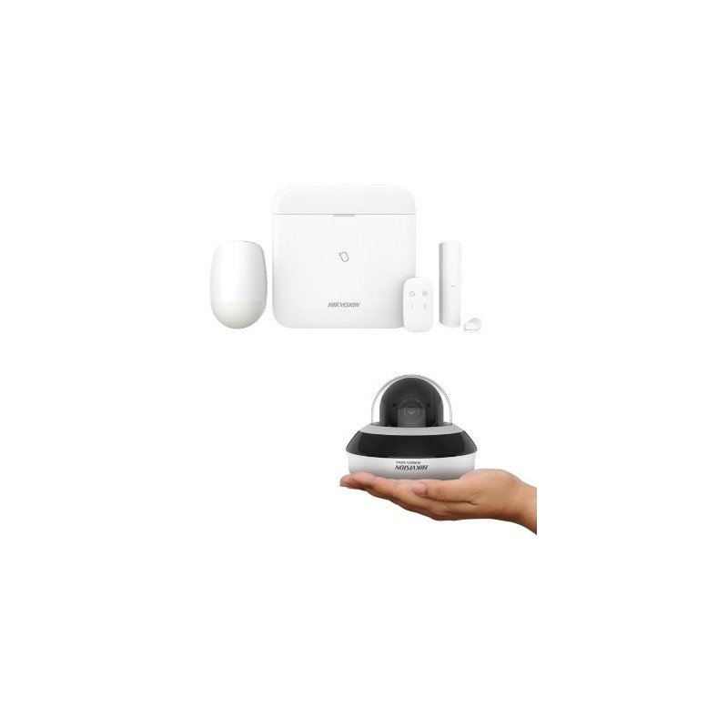 DS-PWA96-KIT-WE - Pack alarme Pro WIFI IP 3G/4G dôme motorisé HWP-N2404IH-DE3