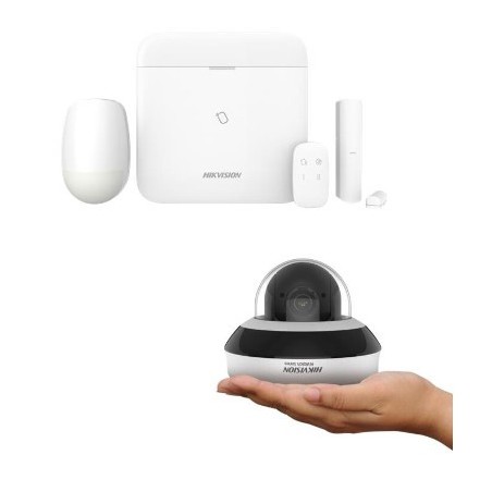Hikvision DS-PWA96 - Pack alarme Pro WIFI IP 3G/4G dôme motorisé HWP-N2404IH-DE3