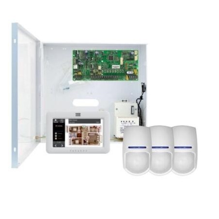 Paradox EVO192 - Kit centrale alarme 192 zones clavier tactile TM50 3 Pyronix KX15TAM