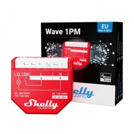 Shelly PRO2 PM - 2-Kanal DIN-Schiene WIFI Modul mit Konsometer