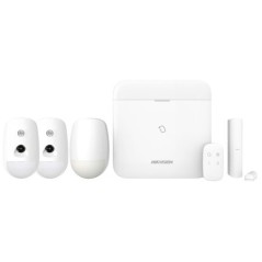 AX HUB Pro DS-PWA64 KIT WE - Hausalarmpaket WIFI IP GPRS 64 Zonen 2 Kameradetektoren