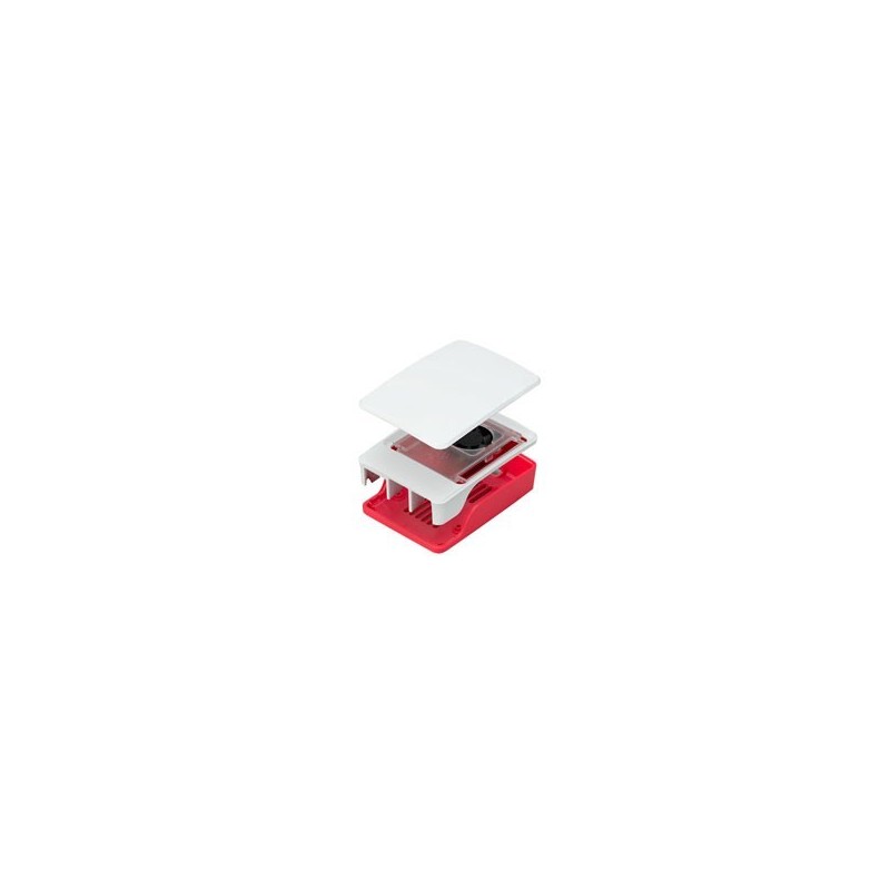 Red Raspberry Pi 4 Lego case