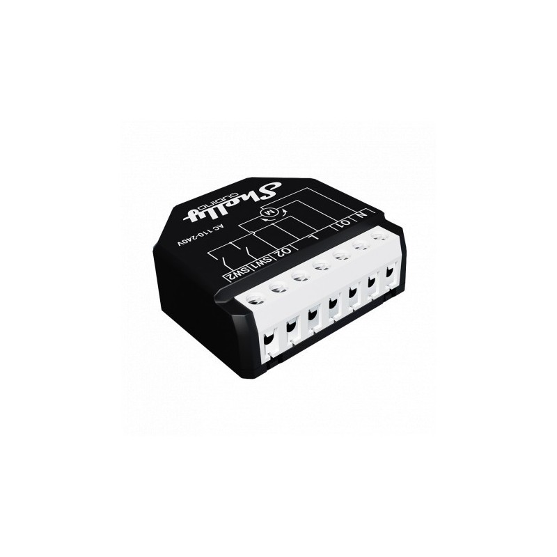 Shelly PRO2 PM - 2-channel DIN rail WIFI module with consometer Shelly PRO2 PM - 2-channel DIN rail WIFI module with consometer