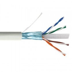 Cable FTP blindado CAT 5 FTP - Bobina de 305 metros 4 * 2.1 / 0.5 CCE