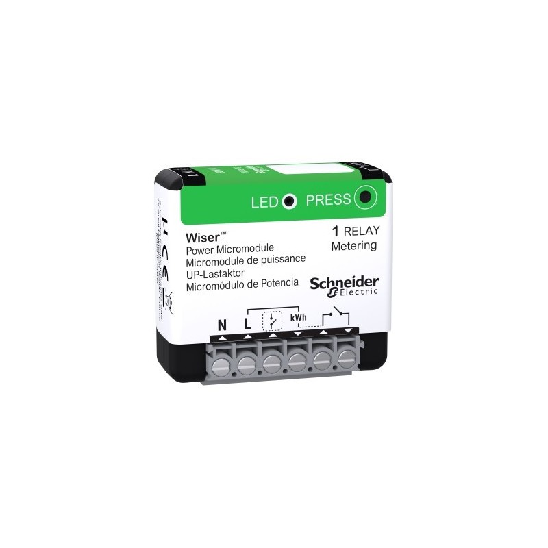 Wiser CCTFR6730 - Micromódulo empotrable Zigbee para el control del depósito de agua caliente Wiser CCTFR6730 - Micromódulo empotrable Zigbee para el control del depósito de agua caliente