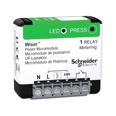Wiser CCT6730 - Micromódulo empotrable Zigbee para el control del depósito de agua caliente