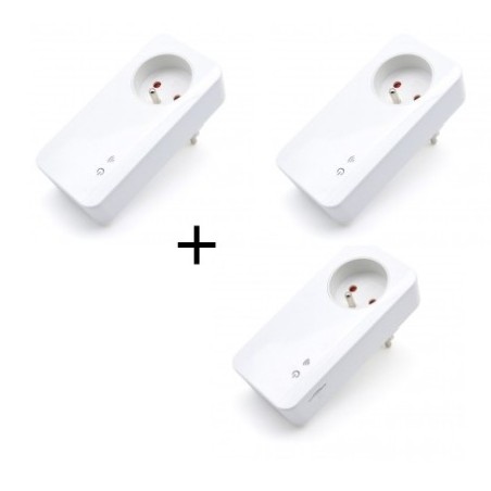 SIMPAL - Paquete de enchufes T40 GSM / radioeléctrico con dos enchufes T20