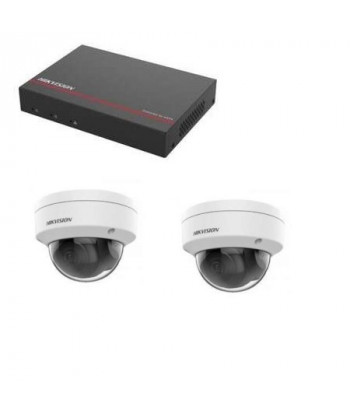 Hikvision Video Surveillance Kit - DS-7104NI-Q1/4P Recorder 1TB SSD 2 2 Megapixel Domes