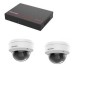Kit de videovigilancia Hikvision - DS-7104NI-Q1/4P Grabadora SSD de 1 TB 2 domos de 2 megapíxeles Kit de videovigilancia Hikvision - DS-7104NI-Q1/4P Grabadora SSD de 1 TB 2 domos de 2 megapíxeles