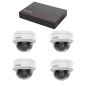 Hikvision Videoüberwachungs-Kit - DS-7104NI-Q1/4P Recorder 1TB SSD 4 Domes 4 Megapixel