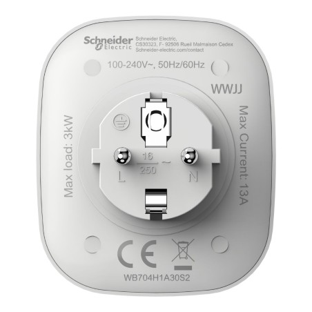 SCHNEIDER CCTFR6500 - Prise connectée répéteur Zigbee 13A