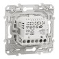 Wiser Odace S520513W - Interrupteur variateur rotatif LED 2 fils Zigbee