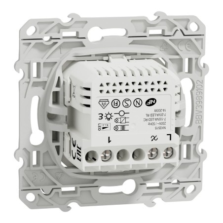 Wiser Odace S520522W - Interruttore a 2 fili Zigbee