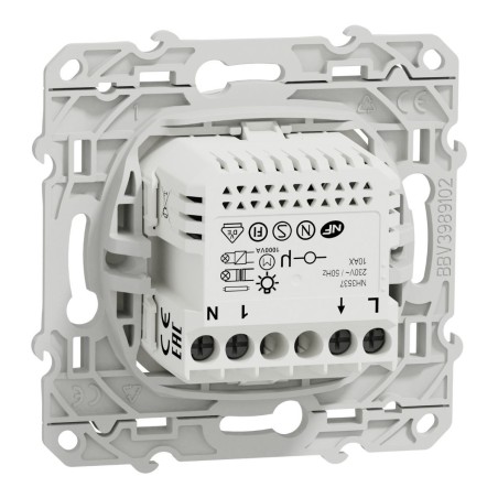 Wiser Odace S520530W - Druckknopf 10A Zigbee