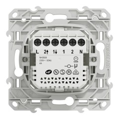 Wiser Odace S520567W - Interrupteur volet roulant Zigbee blanc