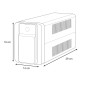 SCHNEIDER APC BackUPS BX1600MI-FR - UPS interactivo en línea de 1600VA 230V SCHNEIDER APC BackUPS BX1600MI-FR - UPS interactivo en línea de 1600VA 230V