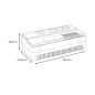 Schneider Easy USV BVS800I-GR - 1 ph line-interaktiver Wechselrichter 230V 80VA - 4 Schuko/FR-Steckdosen