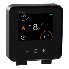 Wiser CCTFR6401 - Temperatura conectada al termostato en la batería antracita