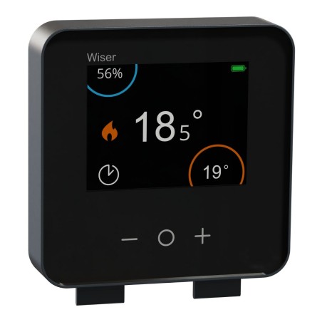 Wiser CCTFR6401 - Thermostat connected temperature on battery anthracite