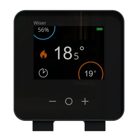 Wiser CCTFR6401 - Temperature connected thermostat on battery black