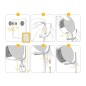Somfy Proteger - Soporte de pared para Somfy de la Cámara de Seguridad Somfy Proteger - Soporte de pared para Somfy de la Cámara de Seguridad