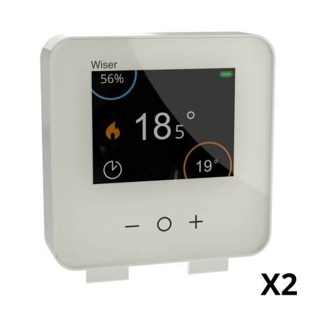 Schneider Wiser Kit CCTFR6905G2 - vernetztes Thermostatpaket für elektrische Heizkörper