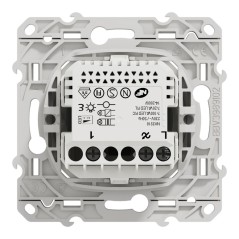 S530513W Wiser Odace - 2-wire zigbee aluminum LED rotary dimmer