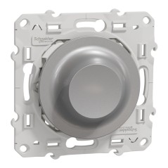 S530513W Wiser Odace - 2-wire zigbee aluminum LED rotary dimmer