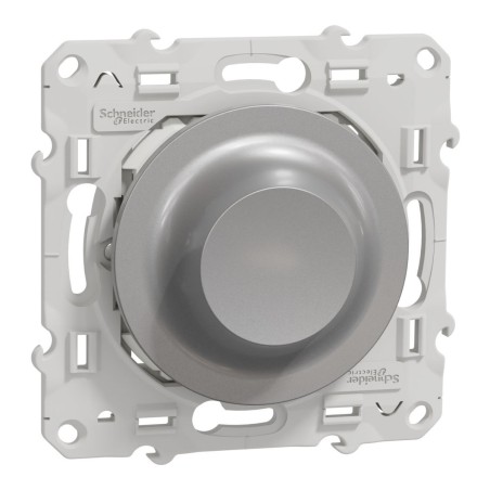 S530513W Wiser Odace - variateur rotatif LED 2 fils zigbee alu