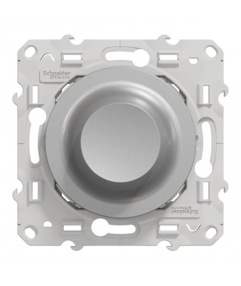 S530513W Wiser Odace - Dimmer rotativo LED in alluminio zigbee a 2 fili