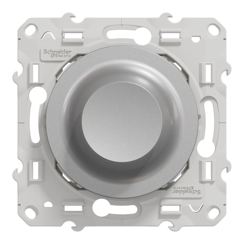 S530513W Wiser Odace - variateur rotatif LED 2 fils zigbee alu S530513W Wiser Odace - variateur rotatif LED 2 fils zigbee alu